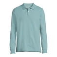 thumbnail image 6 of George Men's Pique Polo Shirt with Long Sleeves, Sizes S-3XL, 6 of 6