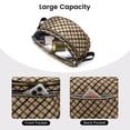 thumbnail image 7 of WANDF Bum Bags for Women,Fanny Pack Crossbody Bags,Trendy Crescent Shoulder Bags for Ladies,Sling Bag Half Moon Purse Belt Bag with Adjustable Strap(Brown Grid), 7 of 7