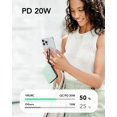 thumbnail image 4 of Cargador portátil VRURC 10000 mAh 20 W con cable incorporado verde, 4 of 8