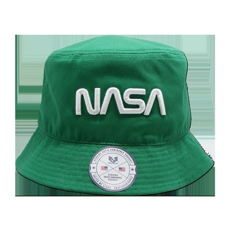 UPC 195073013481 product image for Rapid Dominance NAS12-WO-KEL-07 Worm NASA Relaxed Bucket Hat, Kelly - Large & Ex | upcitemdb.com