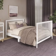 Dream On Me Hygge 5-in-1 Convertible Full-Size Baby Crib, Vintage White Oak