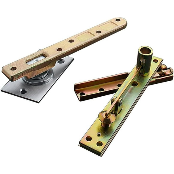 Heavy Duty Rotary Door Hinges Load 150kg Concealed Pivot Hinges Stainless Steel 360° Door Shaft for Wooden Door Secret Door Eccentric Pivot 1 Set