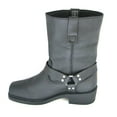 thumbnail image 2 of Men's Engineer Motorcycle Boots Classic Harness Genuine Leather Stitching Sole, 2 of 4