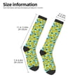 thumbnail image 5 of Fotbe Lemon1 print Women's Men's Novelty Crew Socks Cotton Socks Knee High Socks for Walking,Running,Nurses,Pregnancy, 5 of 9