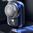 thumbnail image 3 of Mini Afeitadora Eléctrica Recargable Por USB Pantalla Alimentación Digital 180 MAh (azul), 3 of 6
