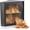 Black, variant on Corner Bread Box for Kitchen Counter, Double Layer Large Capacity Bamboo Bread Storage Container, Farmhouse Wooden Breadbox for Homemade Bread, Storage Holder Bin with Acrylic Wavy Door, Black