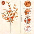 thumbnail image 2 of Fall Decor, Fall Leaves Stems, 8'' Fall Floral Stems, Autumn Decorations for Home Vases Table Fall Floral Arrangements Thanksgiving Halloween Decor, 2 of 5