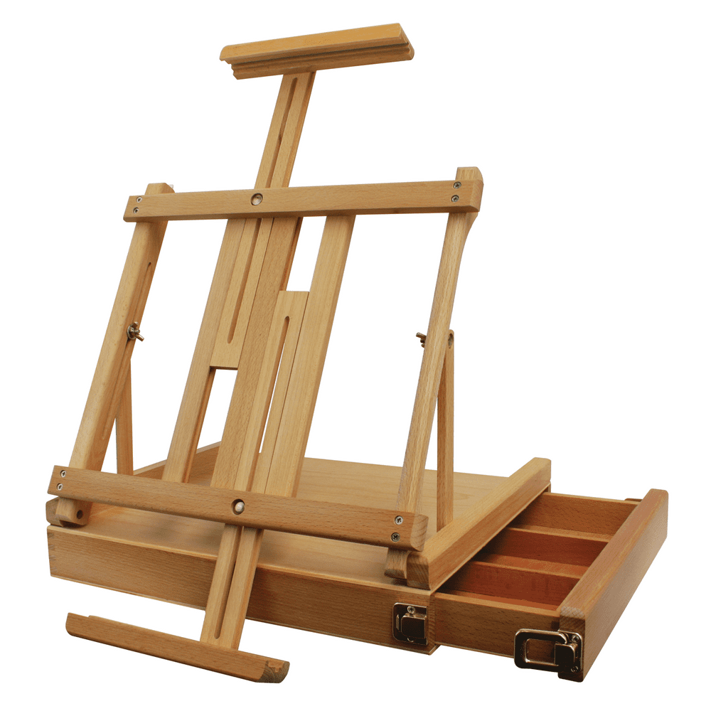Art Alternatives Ravenna Tabletop Sketch Box Easel, Natural