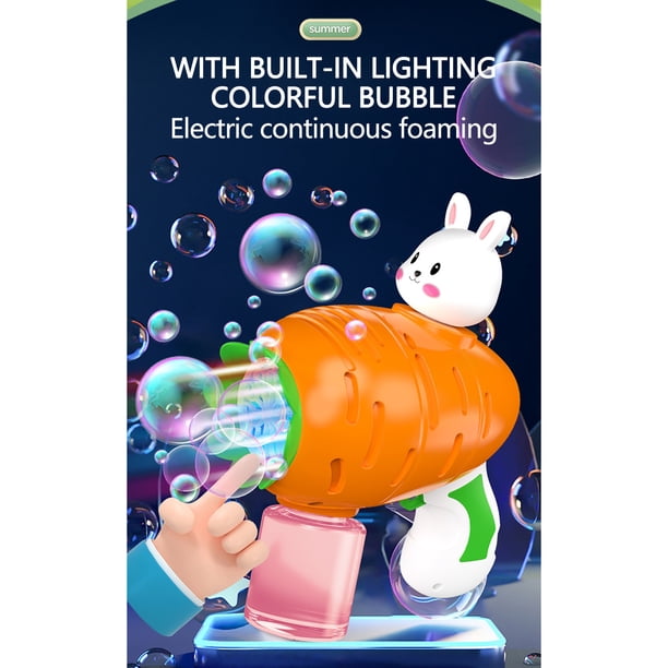 Jouet Machine à Bulles, Jouets Bulles Lapin de Pâques pour Enfants Tout-Petits Garçons Filles, Petits Cadeaux pour Paniers de Pâques, Machine à Bulles Jouet Machine à Bulles, Jouets Bulles Lapin de Pâques pour Enfants Tout-Petits Garçons Filles, Petits Cadeaux pour Paniers de Pâques, Machine à Bulles