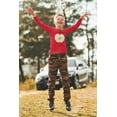thumbnail image 3 of Old Glory Youth Halloween Apple Slice Costume Long Sleeve T Shirt, 3 of 6