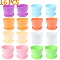 16 PCS Colorful Planters,Decorative Planter Pot for Plants Nursery Planters Bonsai Planter Pot Succulent Pot Succulents Planting Pot Plant Pots Bonsai Container for Garden Indoor Africa