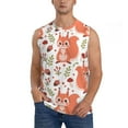 thumbnail image 2 of Picia Squirrel And mens Cotton Tank Undershirts , Moisture-wicking Ribbed Tanks, Lightweight Cotton Tank Undershirts-, 2 of 8