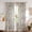 Yellow & Blue, variant on Uledge Yellow and Blue Floral Linen Blend Semi Sheer Curtains, Light Filtering Farmhouse Back Tab 84" for Living Room Dining Room Sunroom, 2 Panels