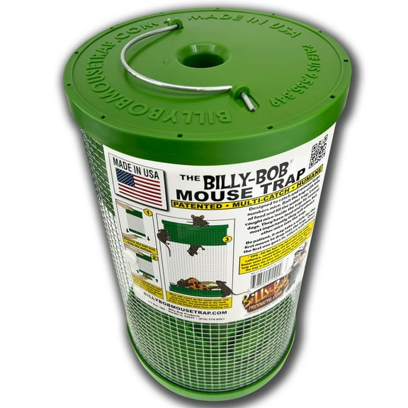 Billy-Bob™ Mouse Trap: Humane Multi-Catch Mouse Trap!