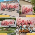 thumbnail image 6 of Flower Painted, Abstract Blush Pink Watercolor Garage Door Cover Banner 6 x 13 FT, Garage Door Curtains Backdrop with Grommets for Indoor Outdoor Wall Party Porch Yard Decorations Background, 6 of 9