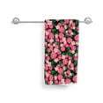 thumbnail image 3 of KLL Trendy Floral Ultra Absorbent & Soft Hand Towels for Bath, Hand, Face, Gym and Spa-27.5x16in, 3 of 7