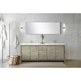 thumbnail image 2 of Lexora Home Lafarre 80" Double Quartz Top Bathroom Vanity in Rustic Acacia, 2 of 12