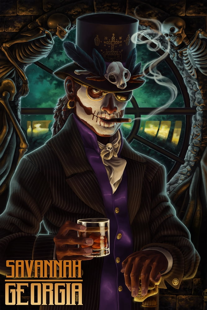 Savannah, Voodoo (36x54 Giclee Gallery Art Print, Vivid