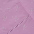 thumbnail image 3 of Pointehaven 200 Thread Count Combed Cotton Percale Ballerina Bows 3 pc Sheet Set, Twin Extra Long, 3 of 7