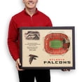 thumbnail image 4 of IDNA Atlanta Falcons 25.5'' x 19.5'' 25-Layer StadiumViews 3D Wall Art, 4 of 5