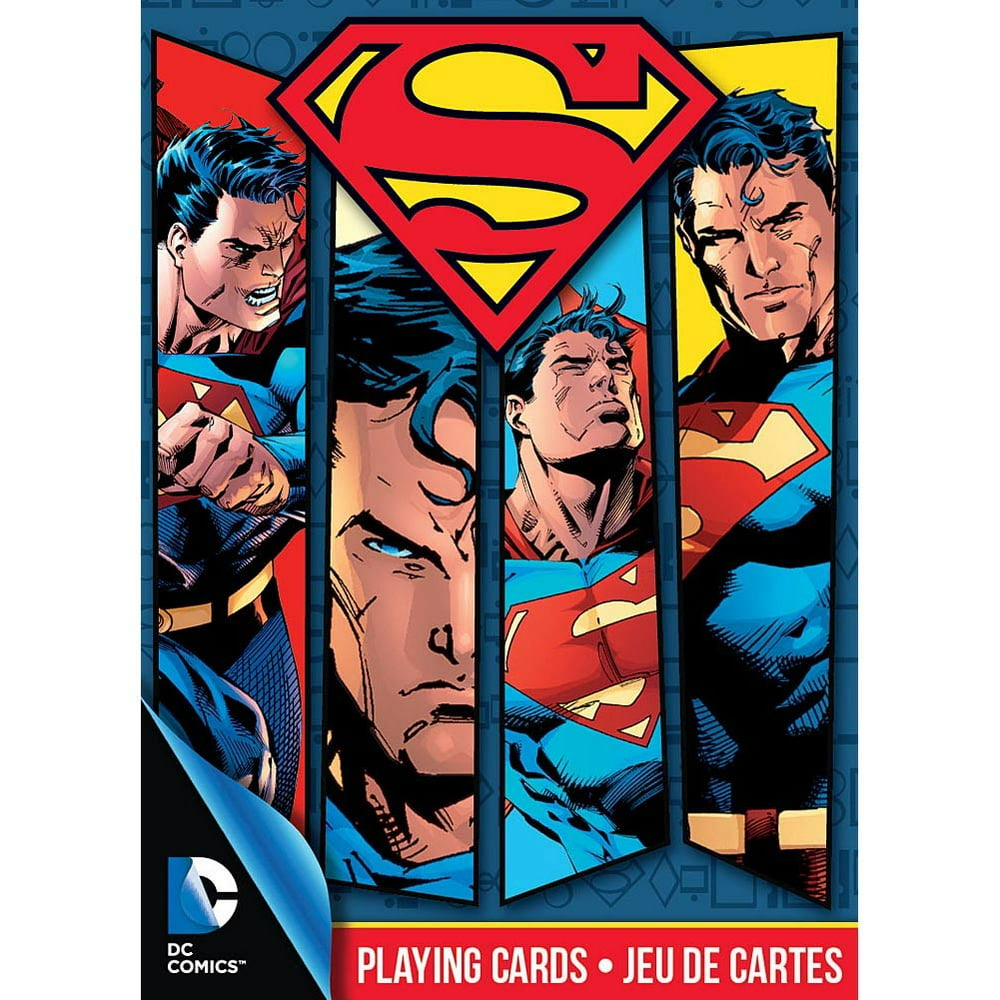 Superman Playing Cards, Cartoons Comics by NMR Calendars Walmart