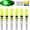 Green-6pcs, variant on QualyQualy Fishing Glow Sticks, 6 Pcs LED Glow Sticks for Fishing with Batteries, Night Fishing Light Up Fishing Bobbers Floats and Rod Tips