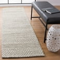 thumbnail image 2 of SAFAVIEH Marbella Keeleigh Diamond Runner Rug, Beige/Light Grey, 2'3" x 8', 2 of 8