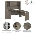 thumbnail image 2 of Bureau en L 65L avec huche Logan de Bestar, érable argenté, 2 of 4
