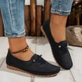 thumbnail image 6 of Womens Casual Slip On Flat Shoes, Comfortable Soft Wide Width Loafers, for Walking Work Everyday Wear, Breathable, Lightweight, 6 of 6