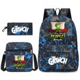 thumbnail image 1 of Set de mochilas Christmas Grinchses Anime School, 3 piezas, 1 of 1