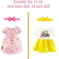 thumbnail image 4 of 16 Pcs Baby Doll Accessories, Baby Doll Clothes and Accessories 3-5 Year Old, Baby Doll Feeding and Caring Set with Doll Diapers, Magic Bottle, Birthday Gifts Baby Doll for 2 3 4 Year Old Girls, 4 of 6
