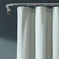 thumbnail image 5 of Lush Decor Vintage Stripe Yarn Dyed Cotton Shower Curtain Black Single 72x72, 5 of 11