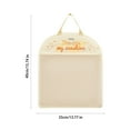 thumbnail image 3 of Popular Picks, Underwear Socks Storage Hanging Bag, Wardrobe Hanging Net Door Behind Shelf, Dormitory Underwear Storage Magic Bag, Set of 2 Setup | 100%Polyester, A, Blaxill, 3 of 8