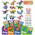 thumbnail image 1 of Regalos para el día de San Valentín, bloques de construcción de dinosaurios Colplay, 24 paquetes, 1 of 6