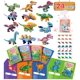 thumbnail image 1 of Regalos para el día de San Valentín, bloques de construcción de dinosaurios Colplay, 24 paquetes, 1 of 6