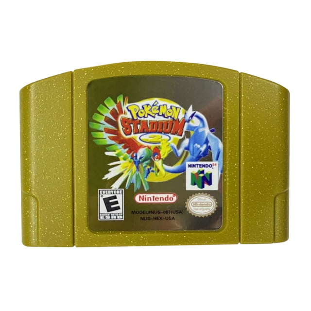 Cartucho Consola Regalos Videojuego N64 Videojuego Bros(Pokemon Stadium 2)