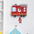 thumbnail image 3 of Plástico dibujos animados pared silenciosa regalos lindos únicos péndulo niños dormitorio DIY decoración reloj, 3 of 8