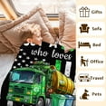 thumbnail image 4 of School Bus Blanket for Boys - 30 x 40 Inches Cute Throw Blanket Gifts for Kids Truck Lovers - Black Soft Fuzzy Car Blankets for Lap Couch Travel, 4 of 5