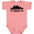 thumbnail image 3 of Inktastic Pittsburgh Pennsylvania City Skyline Boys or Girls Baby Bodysuit, 3 of 5