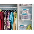 thumbnail image 5 of Sterilite 18848012 15-Quart Clear Storage Tote Box w/Latching Container Lid, 5 of 5