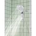 thumbnail image 2 of Moen 220C2 Eight-Function Rainshower + Handheld Shower Head, Chrome, 2 of 7