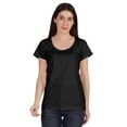 thumbnail image 1 of Inkmeso T-Shirt Basique Col Rond Manches Courtes en Coton Uni pour Femmes, 1 of 8