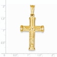 thumbnail image 2 of Beautiful 14K Reversible Crucifix Pendant, 2 of 2