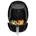 Large 8Quart NonStick Air Fryer with Touch Digital Display, Black