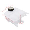 thumbnail image 5 of Réservoir d'Expansion de Réservoir de Récupération de Liquide de Refroidissement Auto avec Bouchon pour Mazda 3 2004-2012 LF8B-15-350B Plastique Blanc, 5 of 5