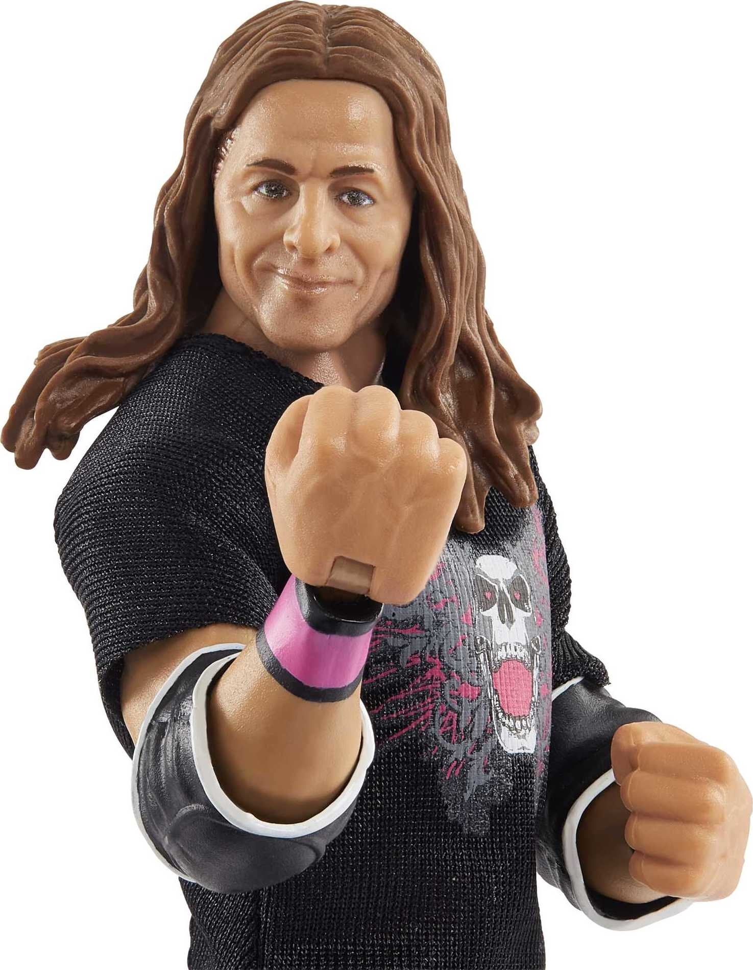WWE Bret “Hit Man” Hart WrestleMania Elite Collection Action Figure with shirt