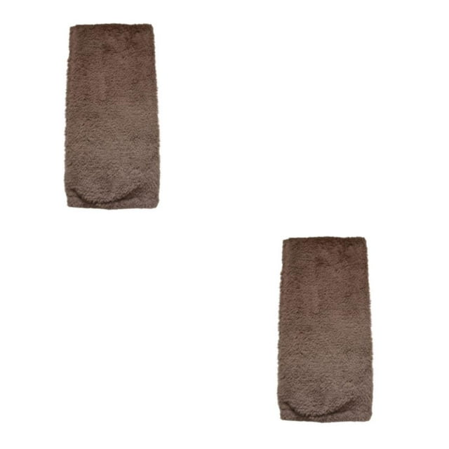Thinsony Warmth And Style Defined Plush Over Knee Socks Warm Winter Plush Over Knee Socks brown 2Set