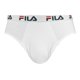 thumbnail image 1 of FILA Calzoncillos para hombre - Calzoncillos, Cintura elástica tejida con logo, Urbano, Algodón Stretch, liso, S-2XL Blanco XL (X-Large), 1 of 2