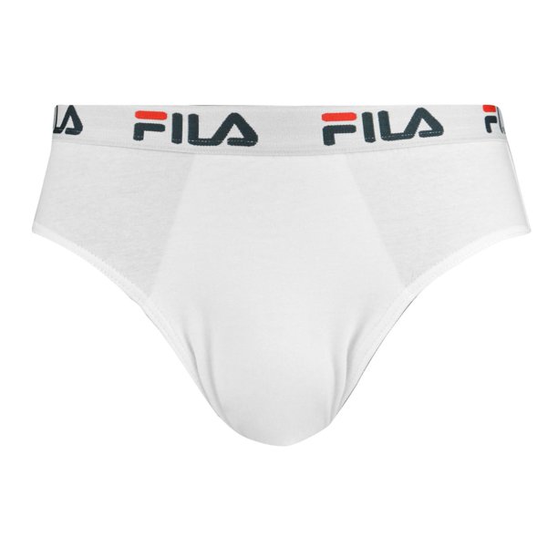 FILA Calzoncillos para hombre - Calzoncillos, Cintura elástica tejida con logo, Urbano, Algodón Stretch, liso, S-2XL Blanco XL (X-Large)