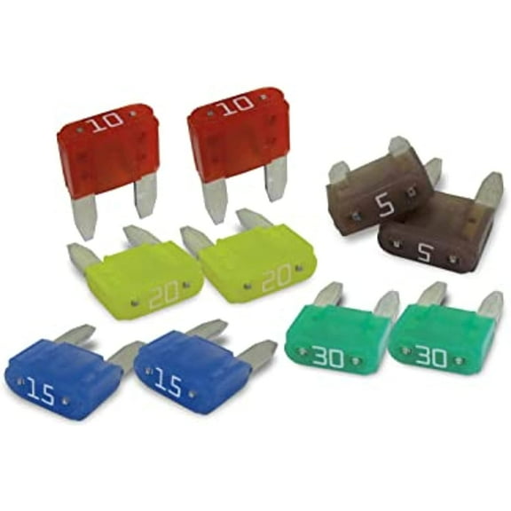 Polaris Ranger RZR ACE Srambler Sportsman ATV/UTV Mini Blade Fuse Kit (10 Fuses)